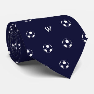 Voetbal Liefhebber Cadeau Monogram Eerste Letters Stropdas