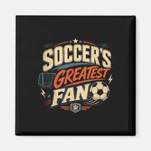 Voetbal liefhebber voetbal fan speler idee cool magneet