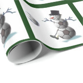 Voetbal Liefhebbers Kerstmis Cadeaupapier (Rol Hoek)