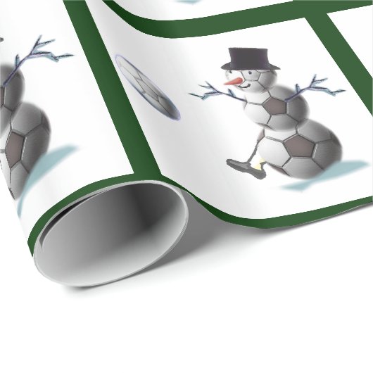 Voetbal Liefhebbers Kerstmis Cadeaupapier (Rol Hoek)