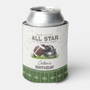 Voetbal Little All Star Touchdown Verjaardags Favo Blikjeskoeler