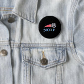 Voetbal Ll _2 Ronde Button 5,7 Cm (In situ)