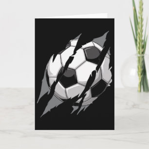 Voetbal Ll Klauw Mark Rip Krassen Cool Gameday Kaart