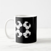 Voetbal Ll Shamrock Four Leaf Clover St Patricks D Koffiemok (Links)