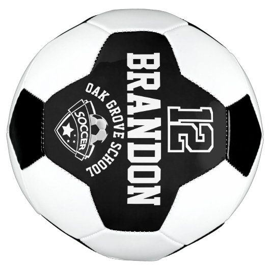 Voetbal Logo - zwart-wit (Gedraaid)