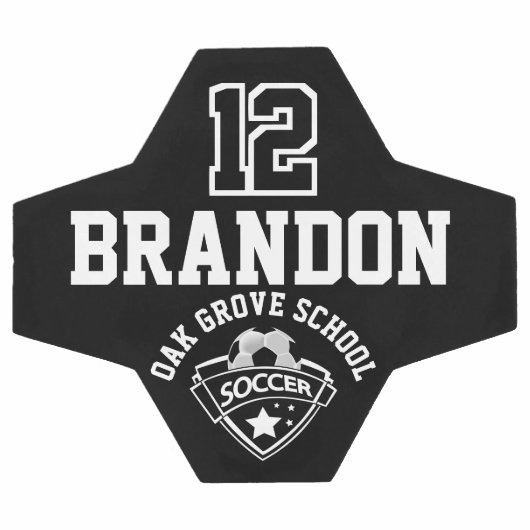 Voetbal Logo - zwart-wit (Enkel)