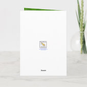 Voetbal Look Voeg Jouw naam en Jaar Verjaardag Kaart (Achterkant)