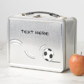 Voetbal Lunch Box VOEG JE EIGEN TEKST TOE (In situ)