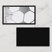 voetbal : M: Visitekaartje (Voorkant / Achterkant)