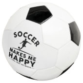 Voetbal maakt me blij dat je niet zo veel hebt (Drie kwart)