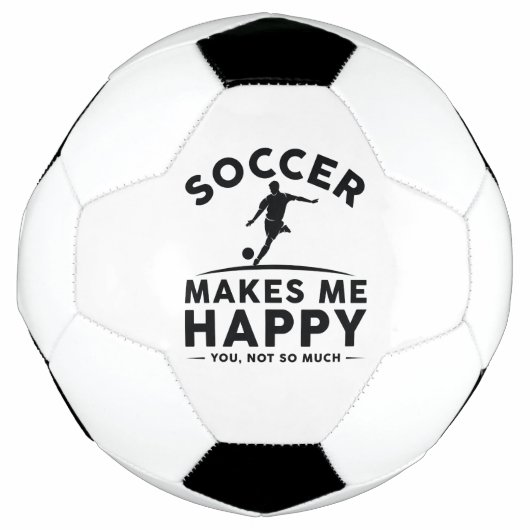 Voetbal maakt me blij dat je niet zo veel hebt (Voorkant)