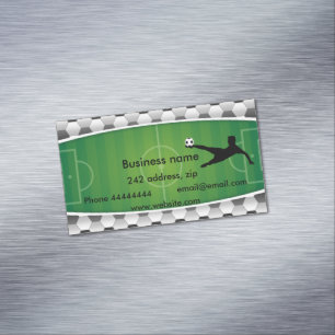 Voetbal Magnetisch Visitekaartje