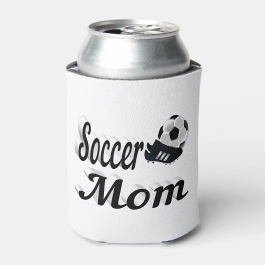 Voetbal mam blikjeskoeler (Blikje Voorkant)