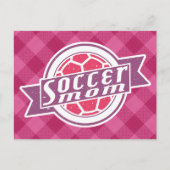 Voetbal mam briefkaart (Voorkant)