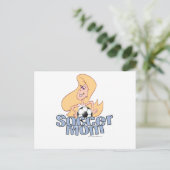 Voetbal mam briefkaart (Staand voorkant)