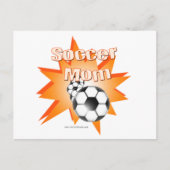 Voetbal mam briefkaart (Voorkant)
