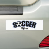 Voetbal mam bumpersticker (Op auto)
