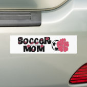 Voetbal mam bumpersticker (Op auto)