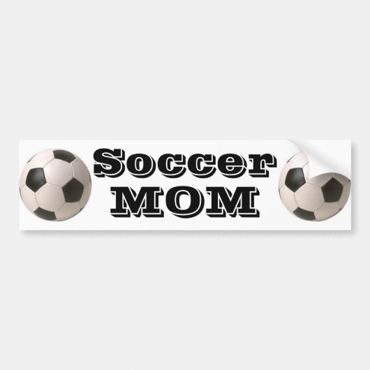 Voetbal Mam - Bumpersticker (Voorkant)