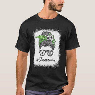 Voetbal Mam Bun Player Soccer Mannen Women Girl T-shirt