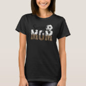 Voetbal Mam Cute Mam Life Soccer Game Day Leopard  T-shirt (Voorkant)