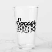 Voetbal Mam en Name Glass Glas (Voorkant)