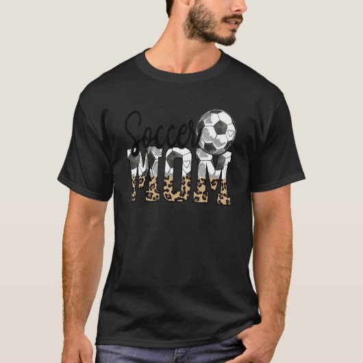 Voetbal mam houdt van hoe mijn kind voetbal speelt t-shirt (Voorkant)