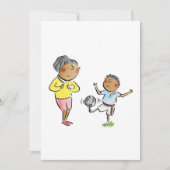 Voetbal mam kaart (Voorkant)