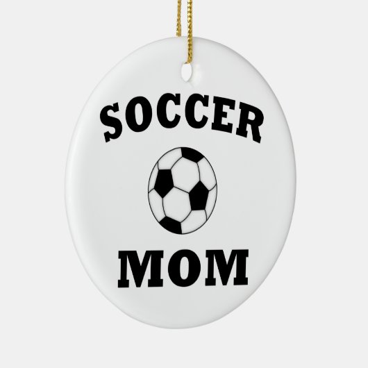 Voetbal mam keramisch ornament (Rechts)