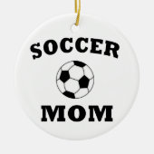 Voetbal mam keramisch ornament (Voorkant)