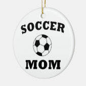 Voetbal mam keramisch ornament (Links)