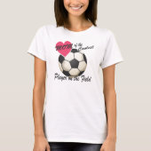 Voetbal mam koelste speler t-shirt (Voorkant)