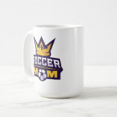 Voetbal mam koffiemok (Voorkant links)