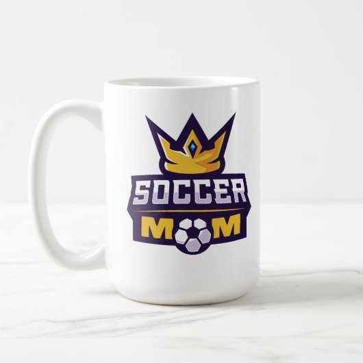 Voetbal mam koffiemok (Links)