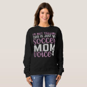 Voetbal Mam Meisjes Voetbal Trui (Voorkant volledig)