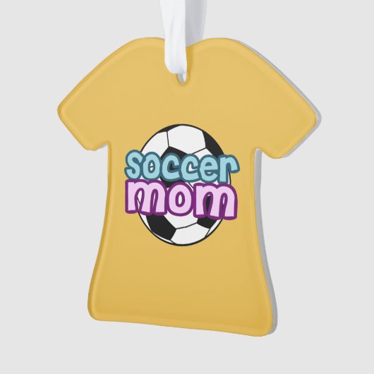 Voetbal mam ornament (voorkant)