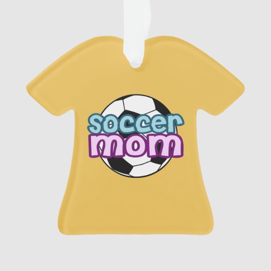 Voetbal mam ornament (voorkant)