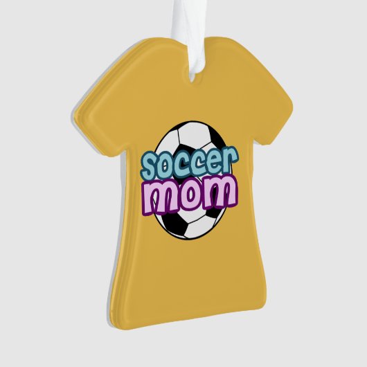 Voetbal mam ornament (voorkant)