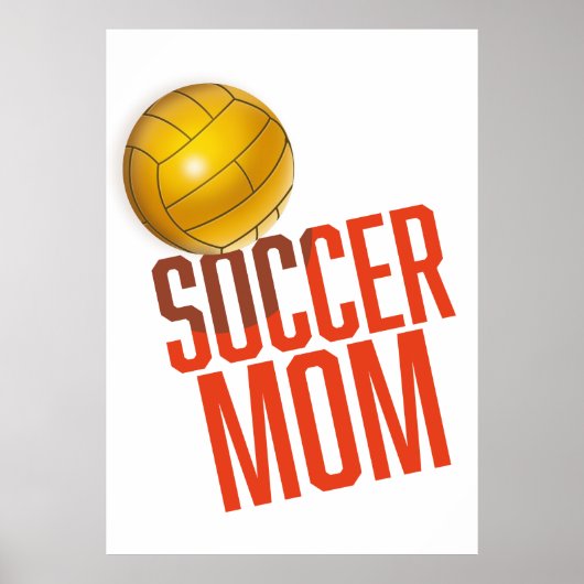 Voetbal mam poster (Voorkant)