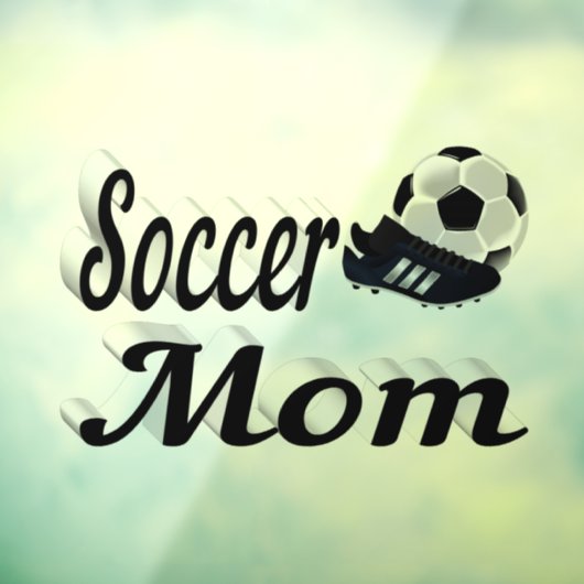 Voetbal mam raamsticker (Vel 3)
