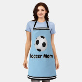 Voetbal mam schort (Gedragen)