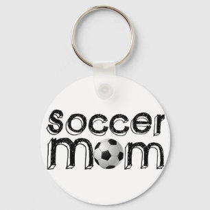 Voetbal mam sleutelhanger