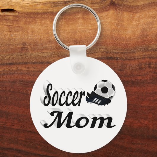 Voetbal mam sleutelhanger (Achterkant)