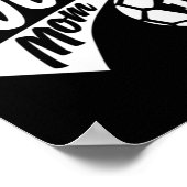Voetbal Mam T Proud Soccer Mam I Love Soccer T-shi Poster (Hoek)