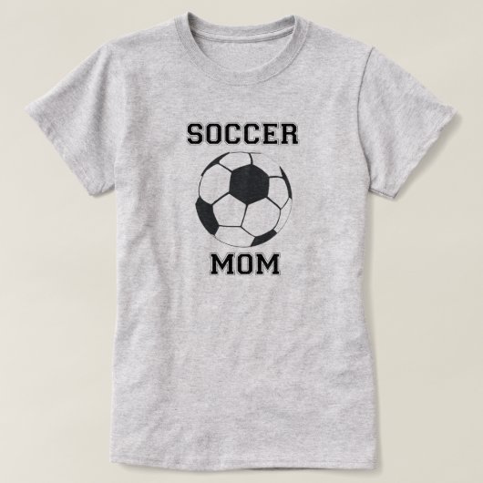 Voetbal mam t-shirt (Design voorkant)