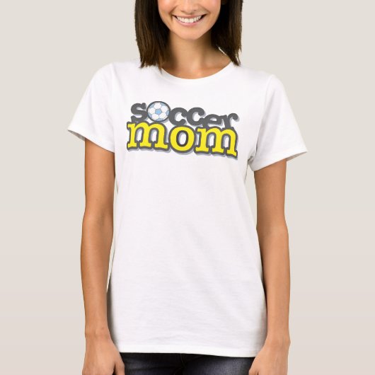 Voetbal Mam T-Shirt (Voorkant)