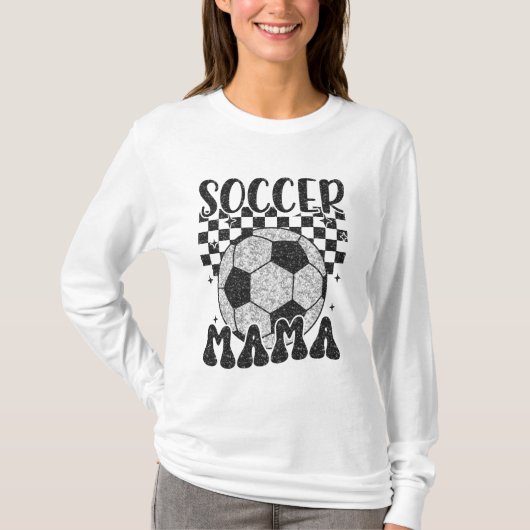 Voetbal mam t-shirt (Voorkant)