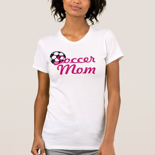 Voetbal mam t-shirt (Voorkant)