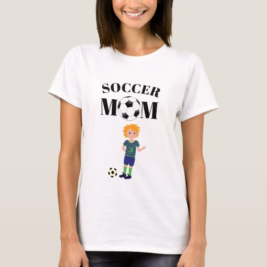 Voetbal mam t-shirt (Voorkant)