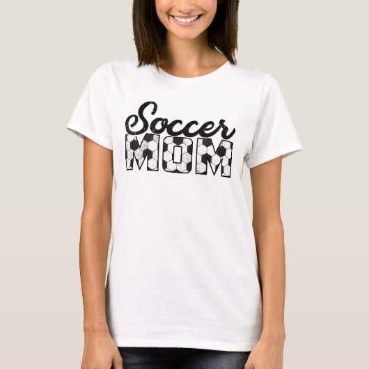 Voetbal Mam T-Shirt (Voorkant)